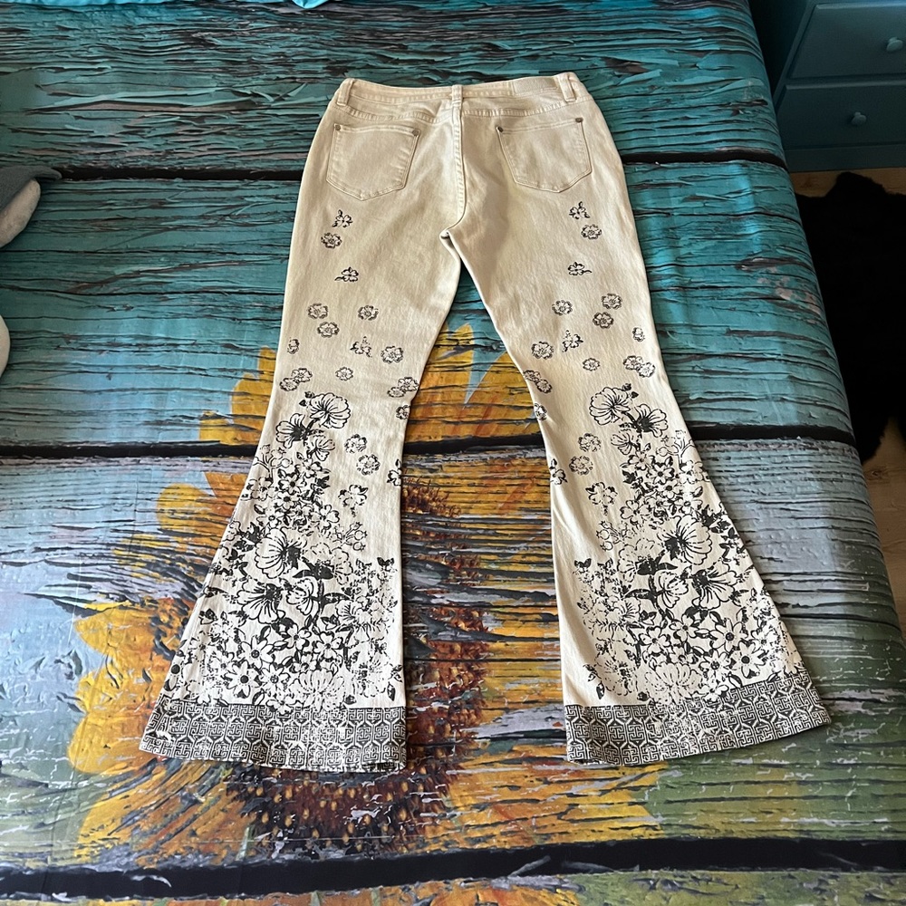 NWOT Rock & Roll denim high rise flares - Picture 2 of 6